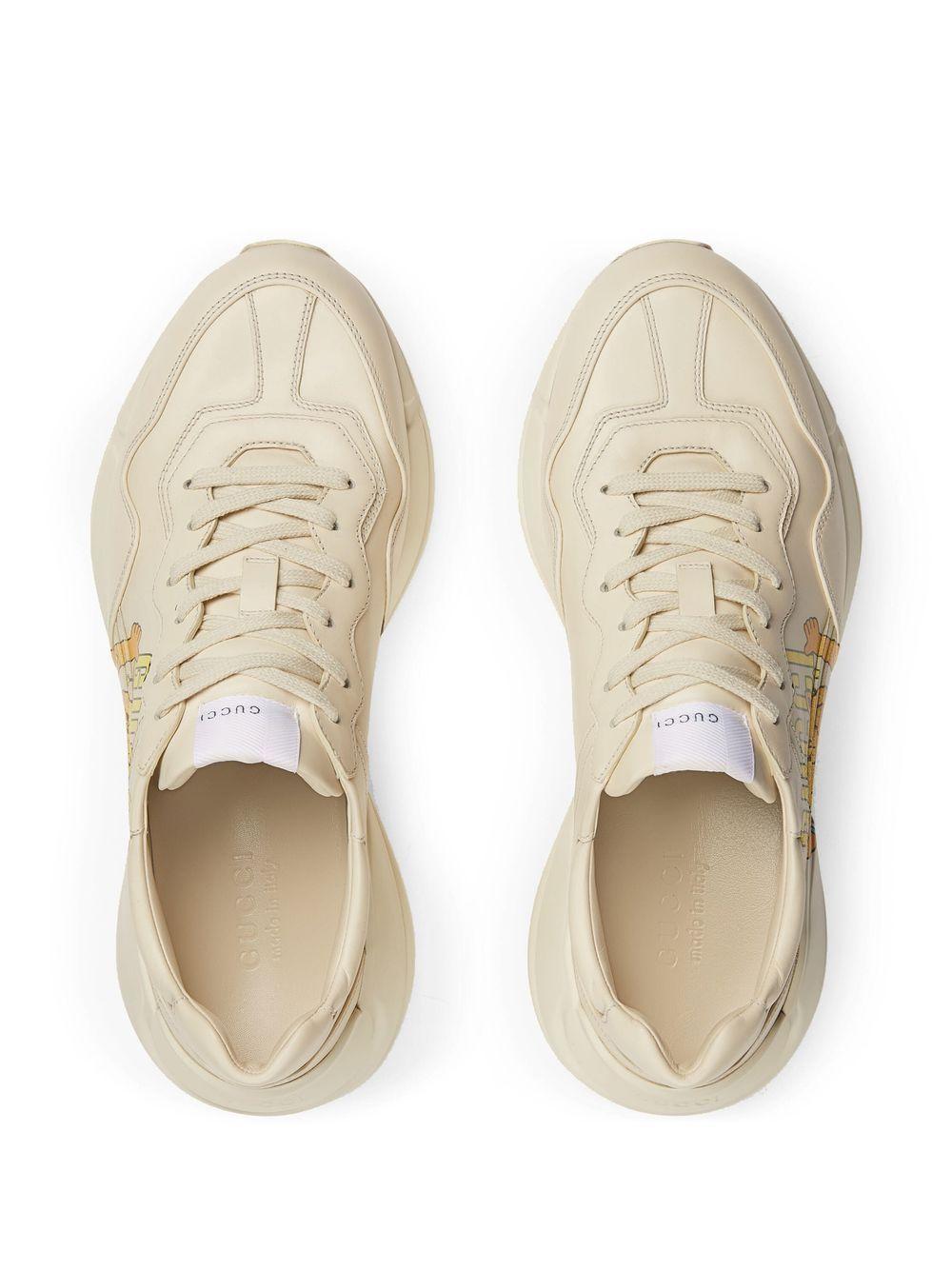 GUCCI Ivoire Leather Sneakers for Men - FW22 Collection