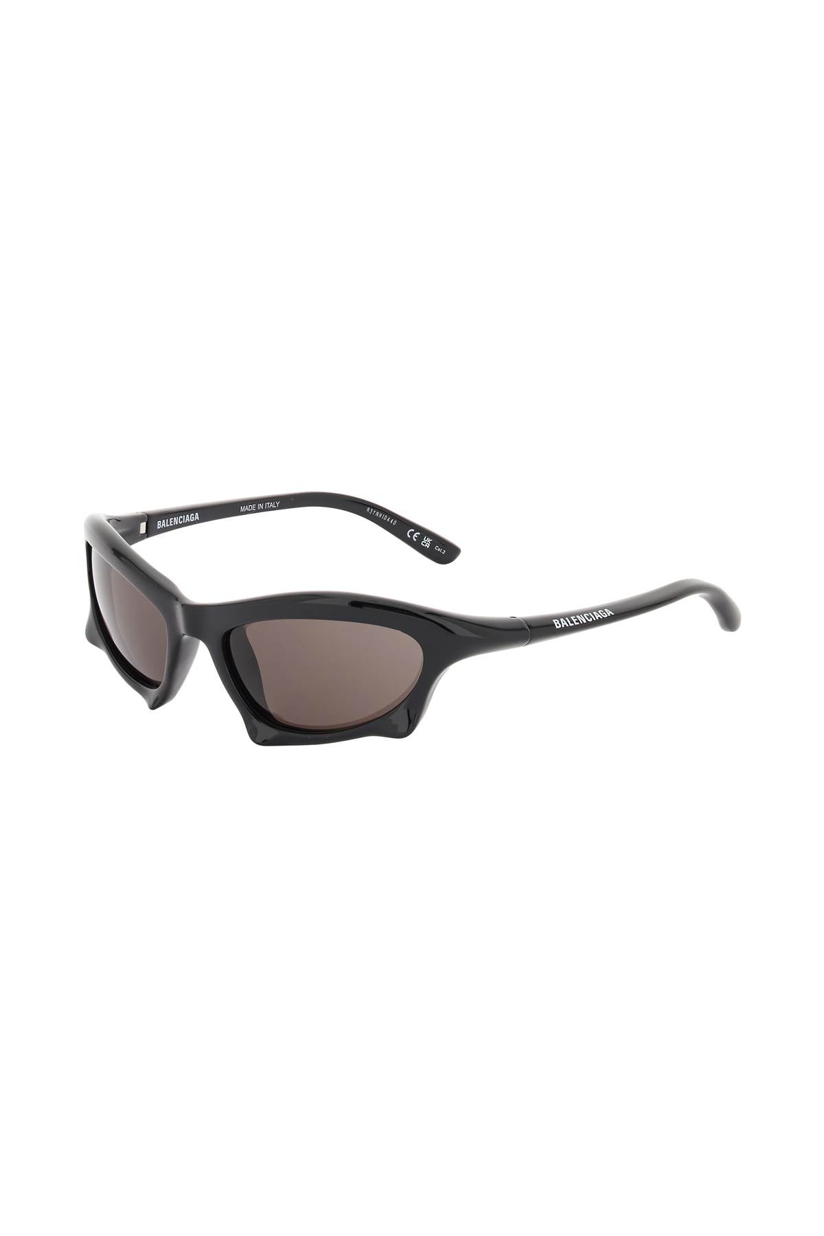 BALENCIAGA Chic Black Rectangle Sunglasses