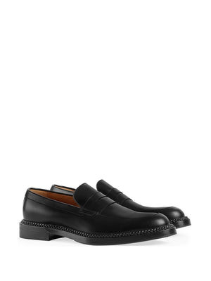 GUCCI Men's Leather Moccasins for Fall/Winter 2024