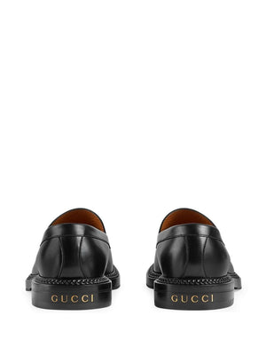 GUCCI Men's Leather Moccasins for Fall/Winter 2024