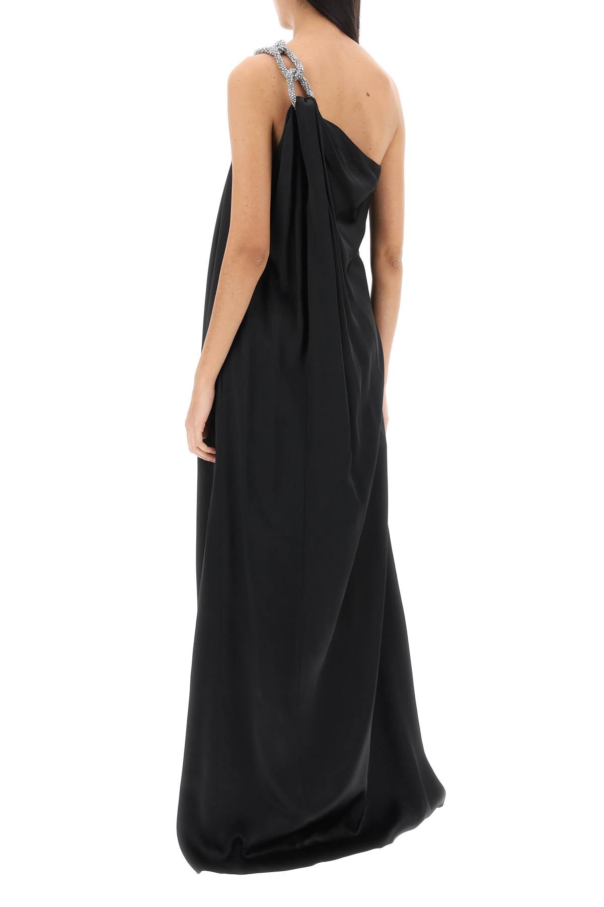 STELLA MCCARTNEY Stunning One-Shoulder Dress with Falabella Chain for Women