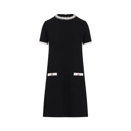 VALENTINO Chic Acetate Mini Dress for Women