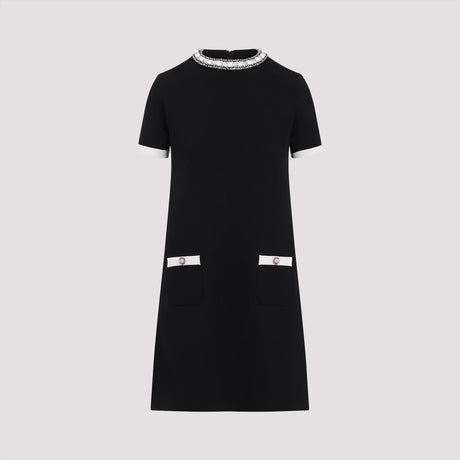 VALENTINO Chic Acetate Mini Dress for Women