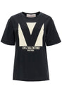 VALENTINO GARAVANI Chez Valentino Relaxed Fit T-Shirt in Black - XS