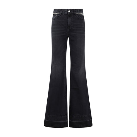 STELLA MCCARTNEY Chic Black Flare Jeans for Women - FW23 Collection