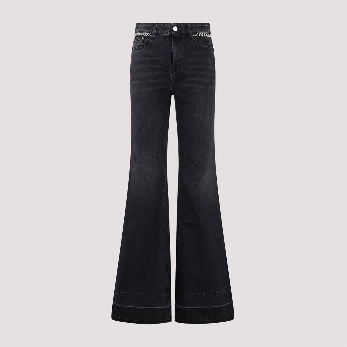 STELLA MCCARTNEY Chic Black Flare Jeans for Women - FW23 Collection