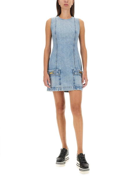 STELLA MCCARTNEY 100% Cotton Denim Dress - Perfect for Every Occasion