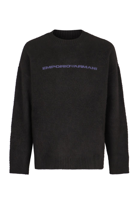 EMPORIO ARMANI Wool-Blend Crew-Neck Sweater