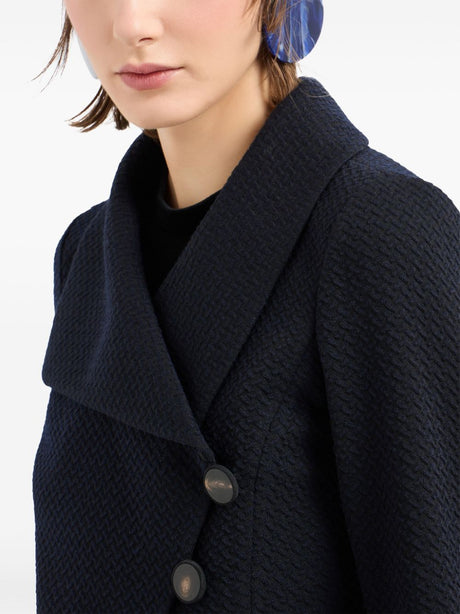 EMPORIO ARMANI Wool Blend Jacket for Women - Fall/Winter 2024