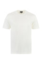 GIORGIO ARMANI Embroidered Cotton T-Shirt for Men - FW23 Collection