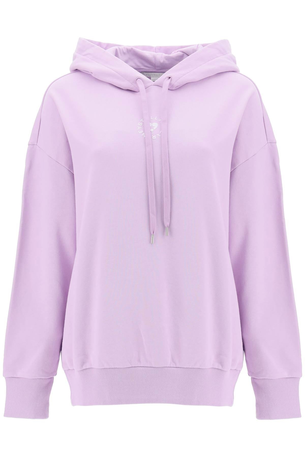 STELLA MCCARTNEY Mini Heart Hooded Sweatshirt in Viola for Women