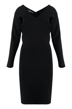 STELLA MCCARTNEY Feminine Ribbed Dress for Fall and Winter 2024