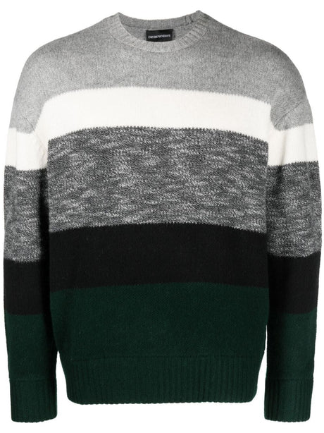 EMPORIO ARMANI Men's Wool Pullover - FW23 Collection