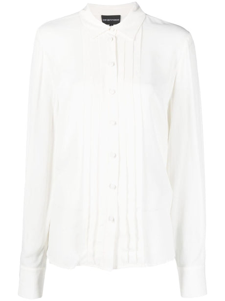 EMPORIO ARMANI Chic Long Sleeves Shirt with Bow