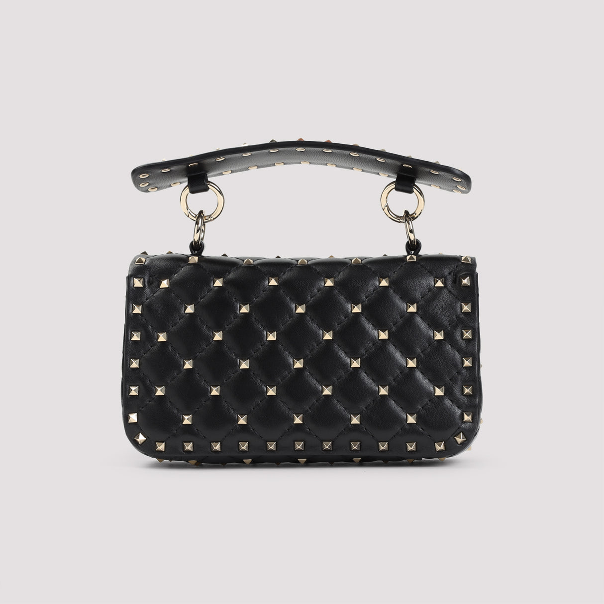 VALENTINO GARAVANI Mini Spiked Leather Shoulder Handbag