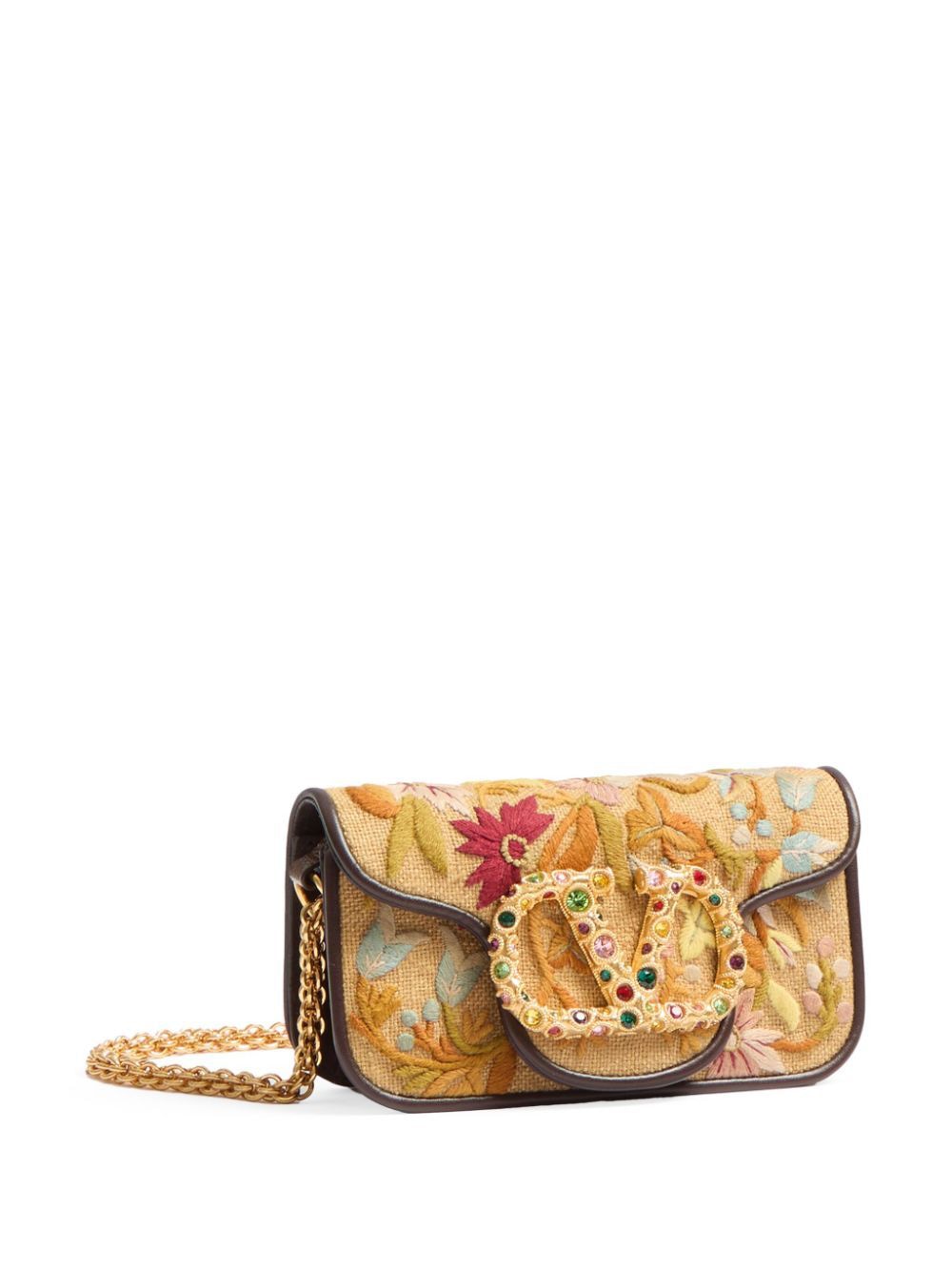 VALENTINO GARAVANI Mini Floral Pattern Shoulder Handbag