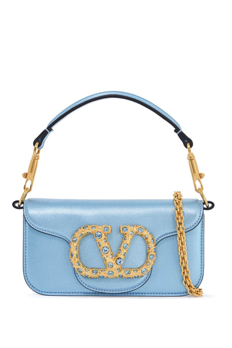 VALENTINO GARAVANI Mini Metallic Leather Shoulder Bag