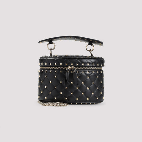 VALENTINO GARAVANI Mini Rockstud Spike Shoulder Handbag - Stylish Leather Accessory