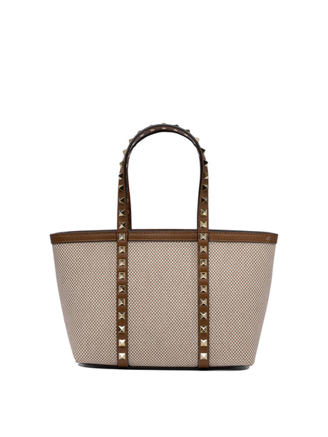 VALENTINO GARAVANI Check Pattern Tote Handbag