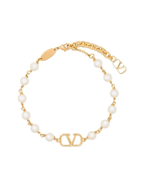 VALENTINO Mini Pearl Charm Bracelet