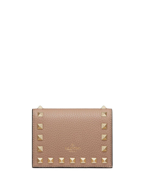 VALENTINO Mini Rockstud French Wallet