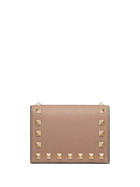 VALENTINO Mini Rockstud French Wallet