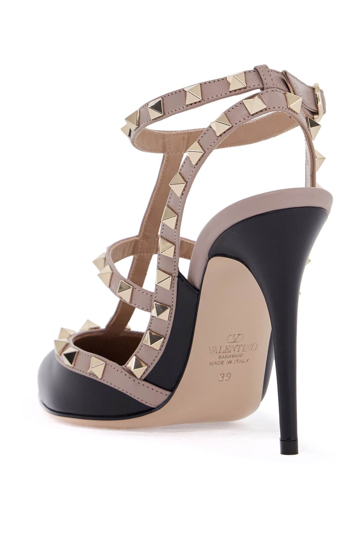 VALENTINO GARAVANI Rockstud Slingback Pumps with Adjustable Ankle Strap