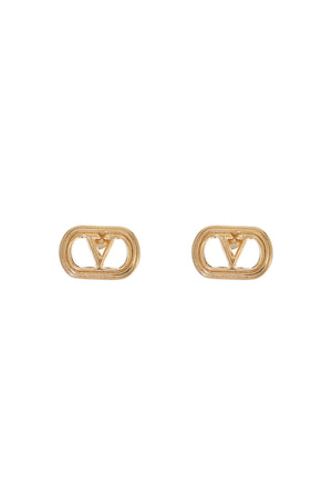 VALENTINO GARAVANI Classic Vlogo-Shaped Mini Earrings