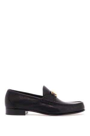 VALENTINO GARAVANI Signature Leather Moccasins for Men