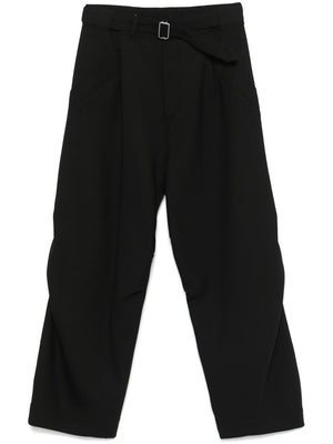 EMPORIO ARMANI Men's Mid-Rise Cargo Pants with Drop Crotch