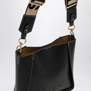 STELLA MCCARTNEY Mini Eco-Leather Cross-Body Handbag with Perforated Logo