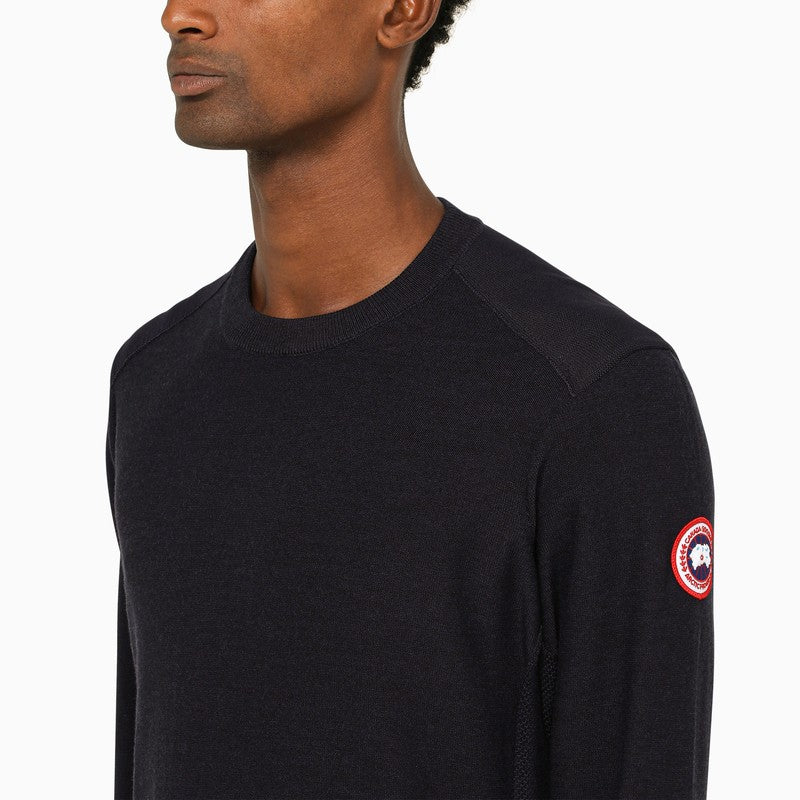 CANADA GOOSE Classic Merino Wool Crew-Neck Jumper for Men