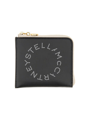 STELLA MCCARTNEY Mini Zipped Wallet with Logo Detail