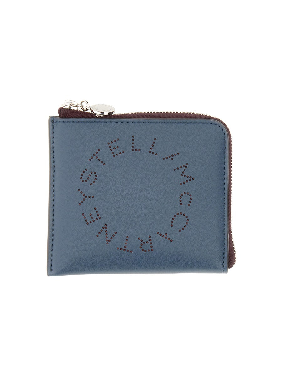 STELLA MCCARTNEY Mini Zipped Wallet with Logo Detail