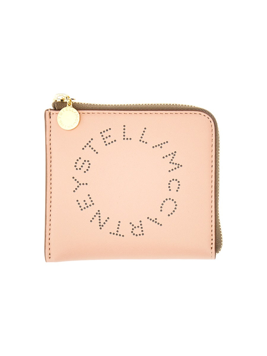 STELLA MCCARTNEY Mini Zipped Wallet with Logo Detail