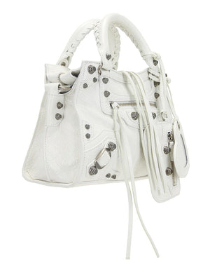 BALENCIAGA Mini Chic Leather Handbag