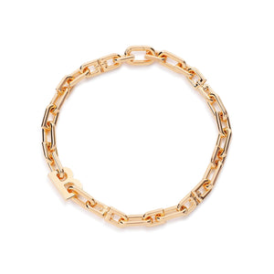 BALENCIAGA Elegant Brass Chain Necklace - Thin Link Design