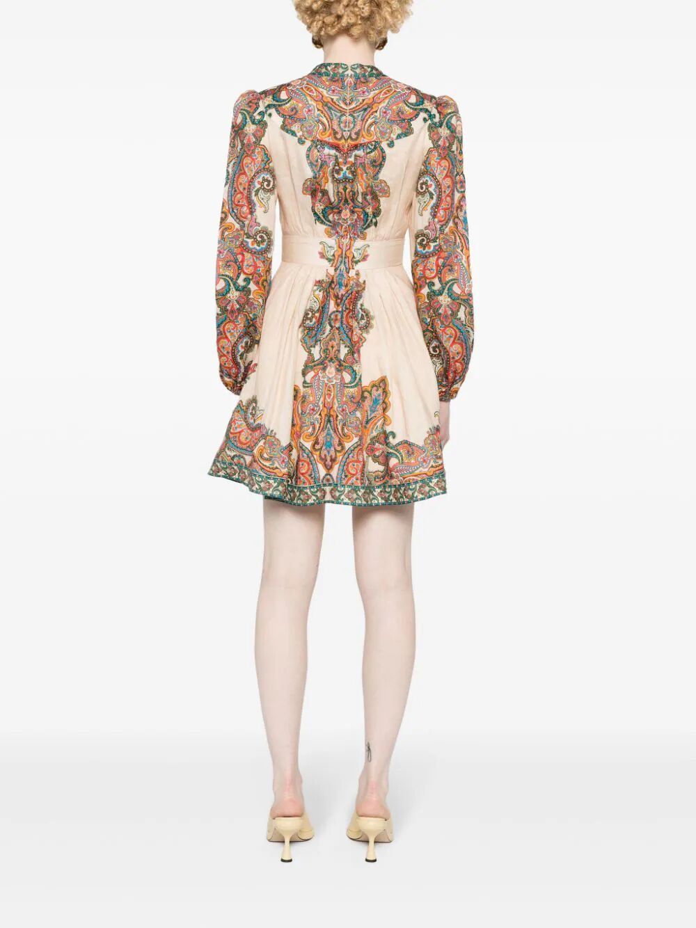 ZIMMERMANN Autumn Radiance Linen Mini Dress