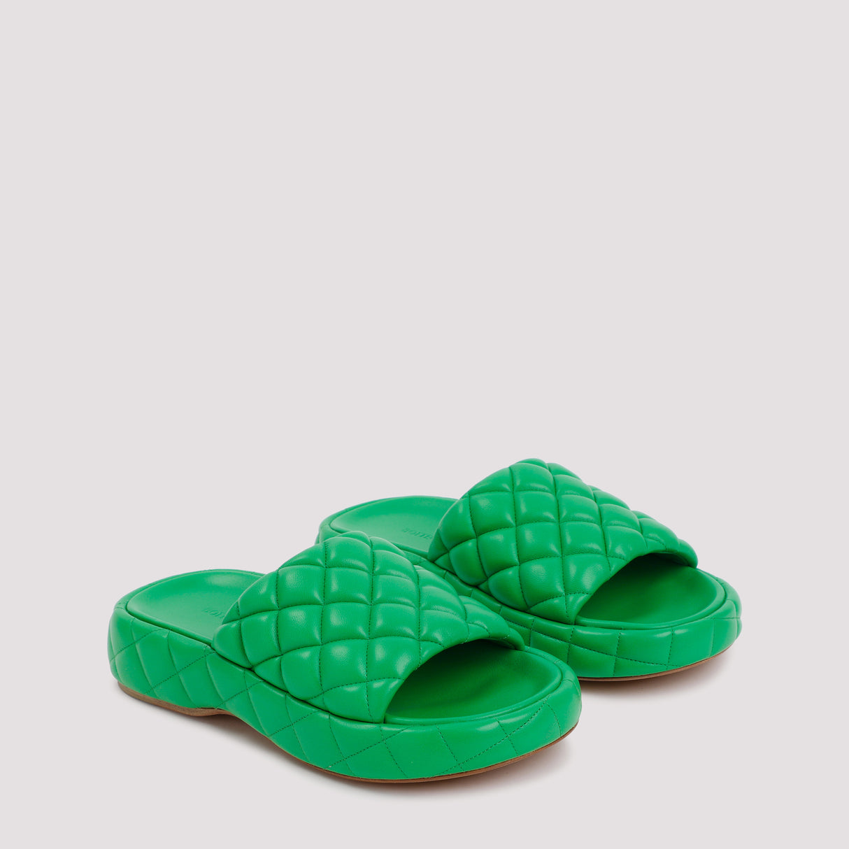 BOTTEGA VENETA Padded Leather Sandals with Luxurious Sole (4.5cm)