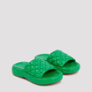 BOTTEGA VENETA Padded Leather Sandals with Luxurious Sole (4.5cm)