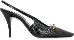 SAINT LAURENT Luxurious Black Leather Pumps for the Fashion-forward Women of 2024