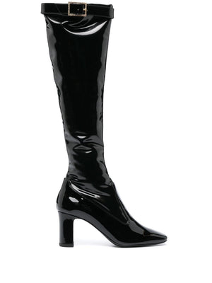 2024 FW22 Black Leather Boots cho Nữ