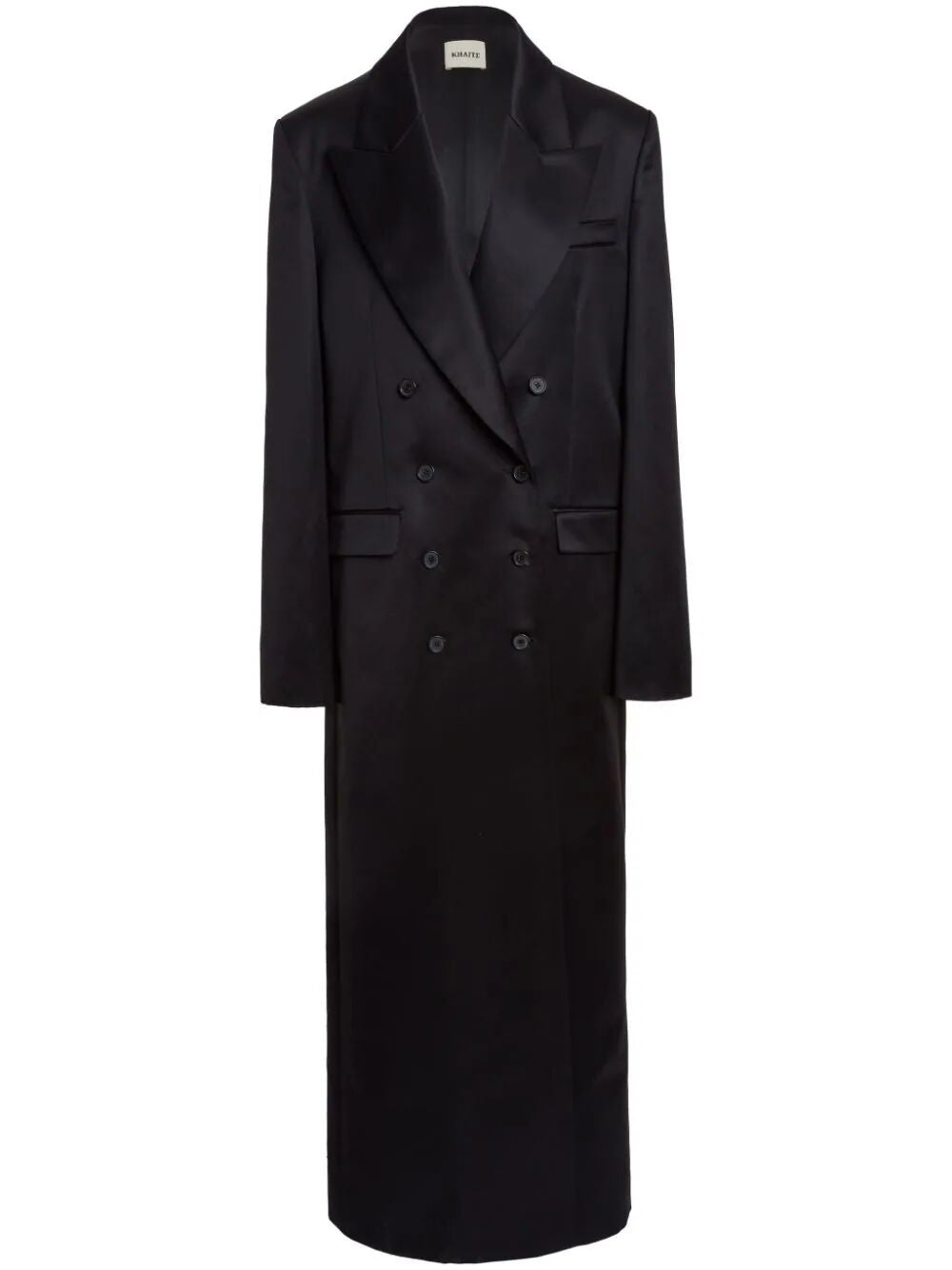 KHAITE Women's Black Outer Coat for 24SS Season