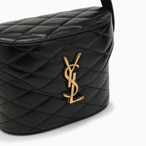 SAINT LAURENT Quilted Black Lambskin Shoulder and Crossbody Bag for Women