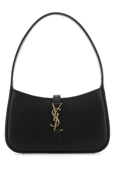 SAINT LAURENT Mini Leather Hobo Handbag