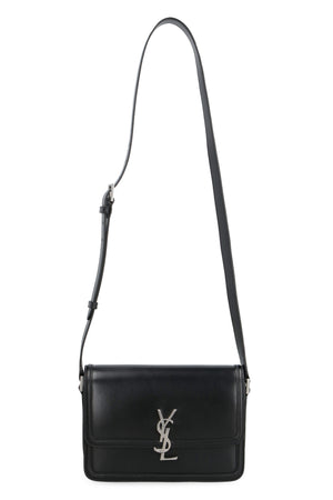 SAINT LAURENT Logo Plaque Shoulder Handbag