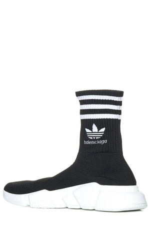 BALENCIAGA Black 3D Technical Knit Sock Sneakers for Women - FW23