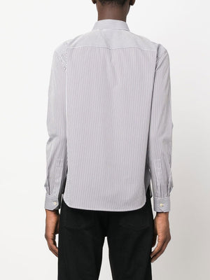 SAINT LAURENT Classic Striped Cotton Shirt for Men - FW23