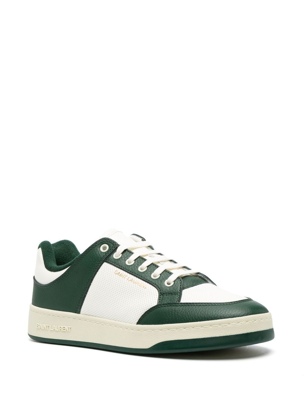 SAINT LAURENT Low-Top Leather Sneakers for Men