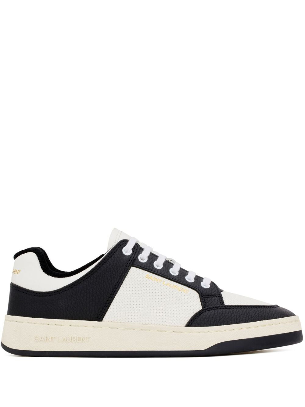 SAINT LAURENT Coffee White Nero Men's Sneakers